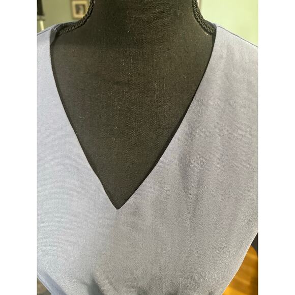 Mikarose Dusty Blue Tiered Ruffle Dress – Feminine & Flowy Perfection - Picture 2 of 12